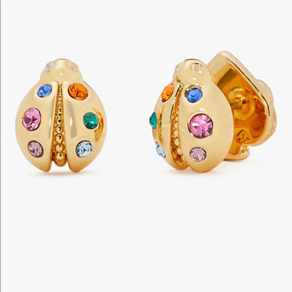 Kate Spade Nature Walk Ladybug Stud Earrings - Picture 4 of 8